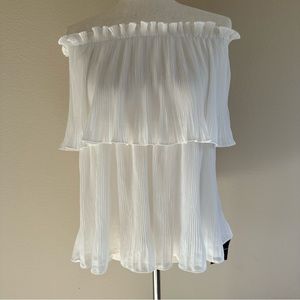 goodnight macaroon off shoulder top